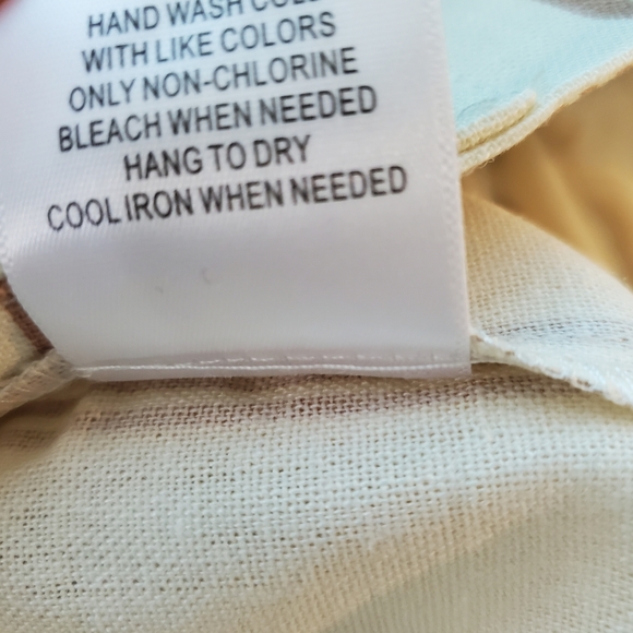 NWT Modcloth " New Opportunities" Capri Flare Linen Pants - Picture 10 of 10